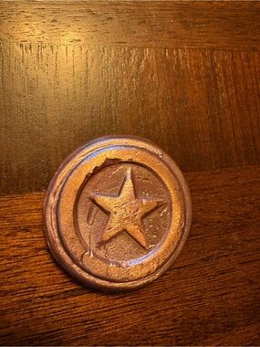 Hand poured Copper round, 2 oz